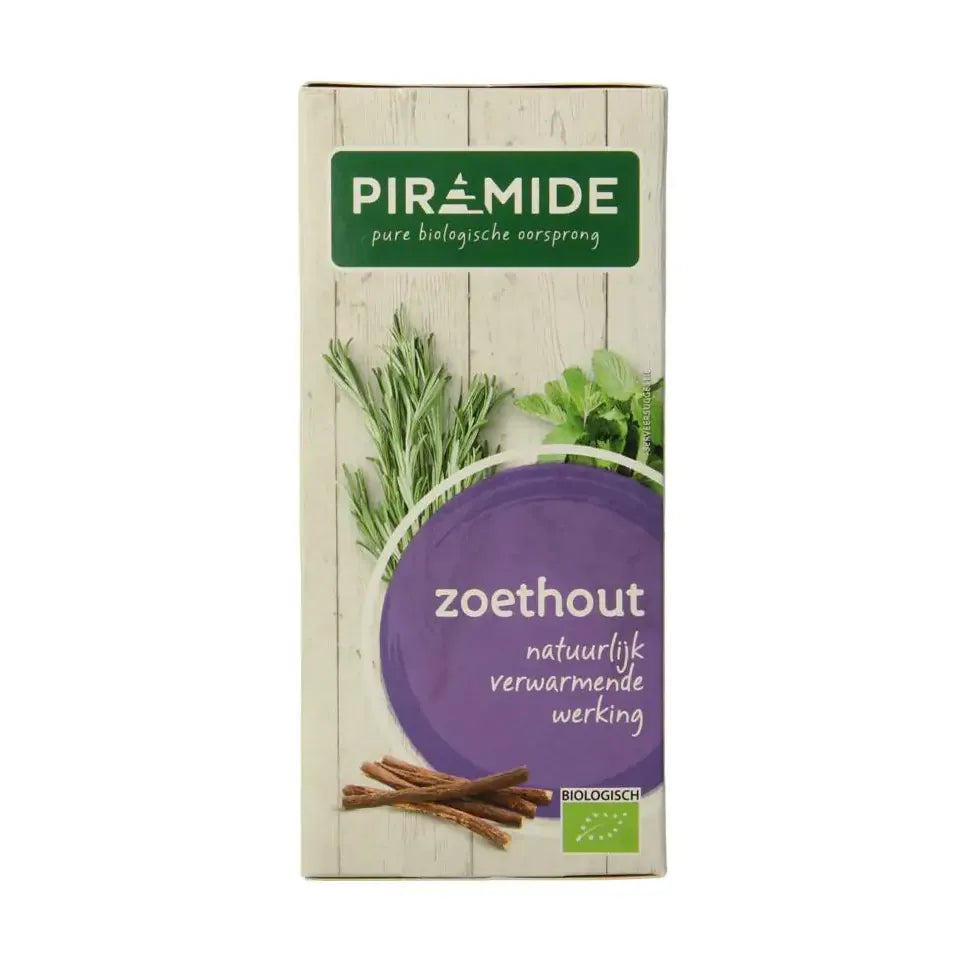 Piramide Zoethout thee 20 zakjes