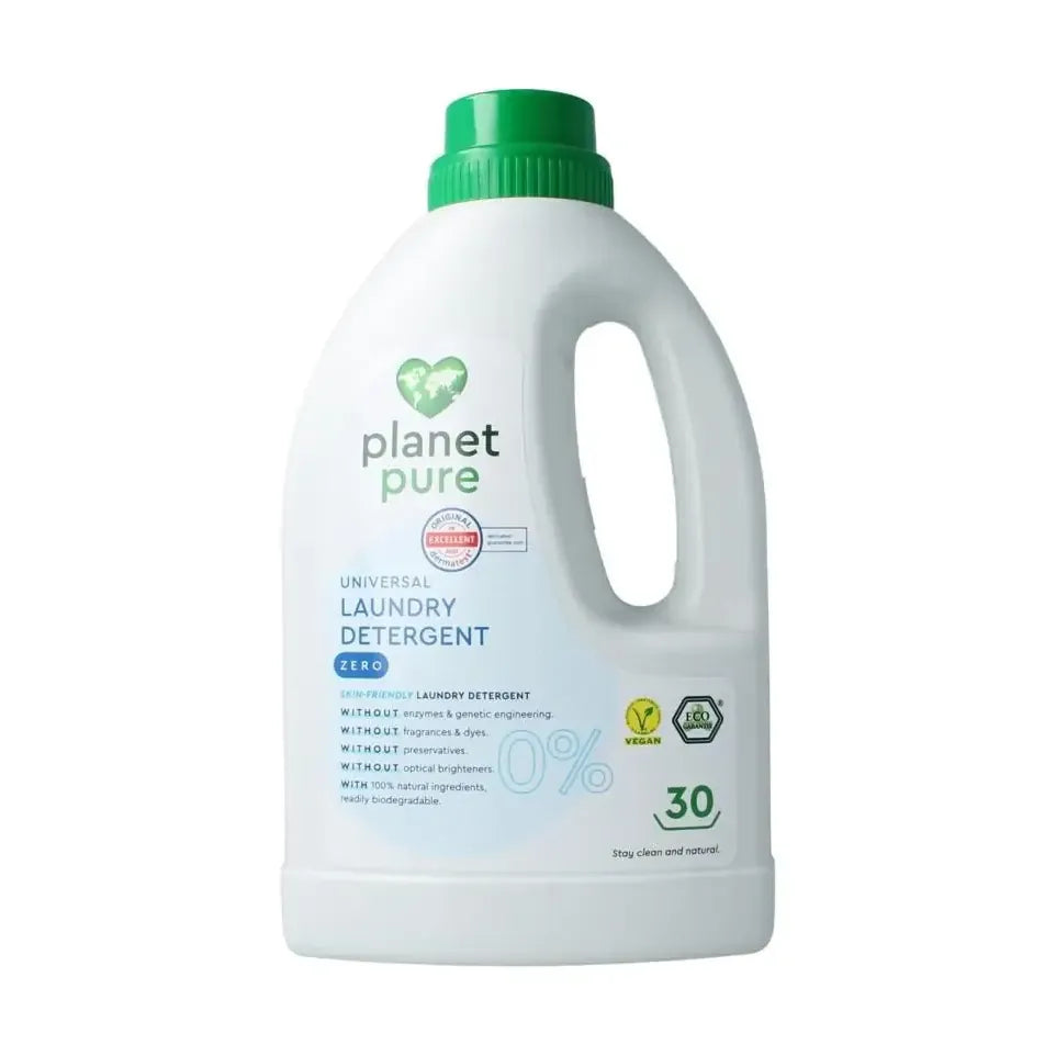 Planet Pure Wasmiddel vloeibaar universeel 0% zero 1500 ml