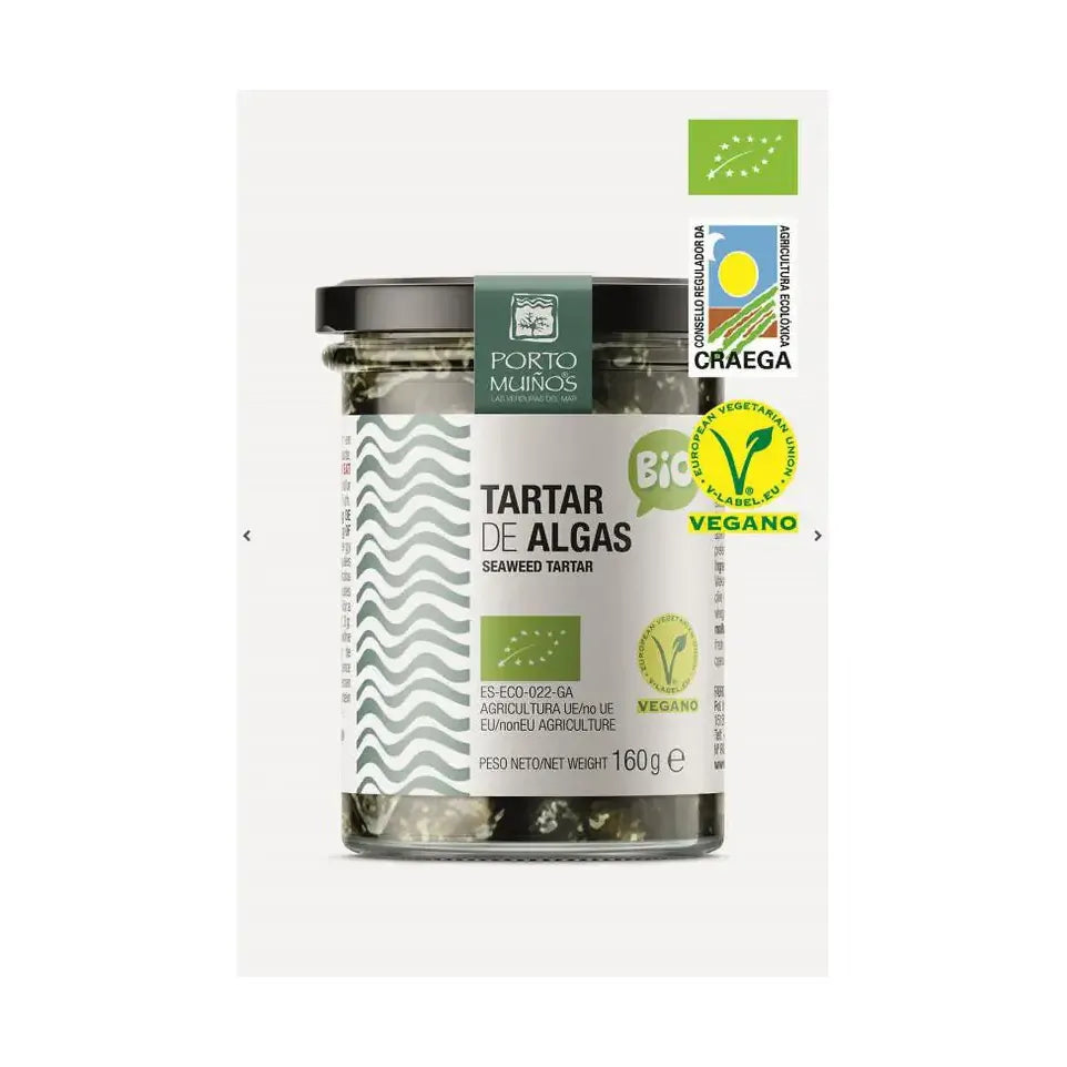 Porto Muinos Zeewier spread bio 160 gram