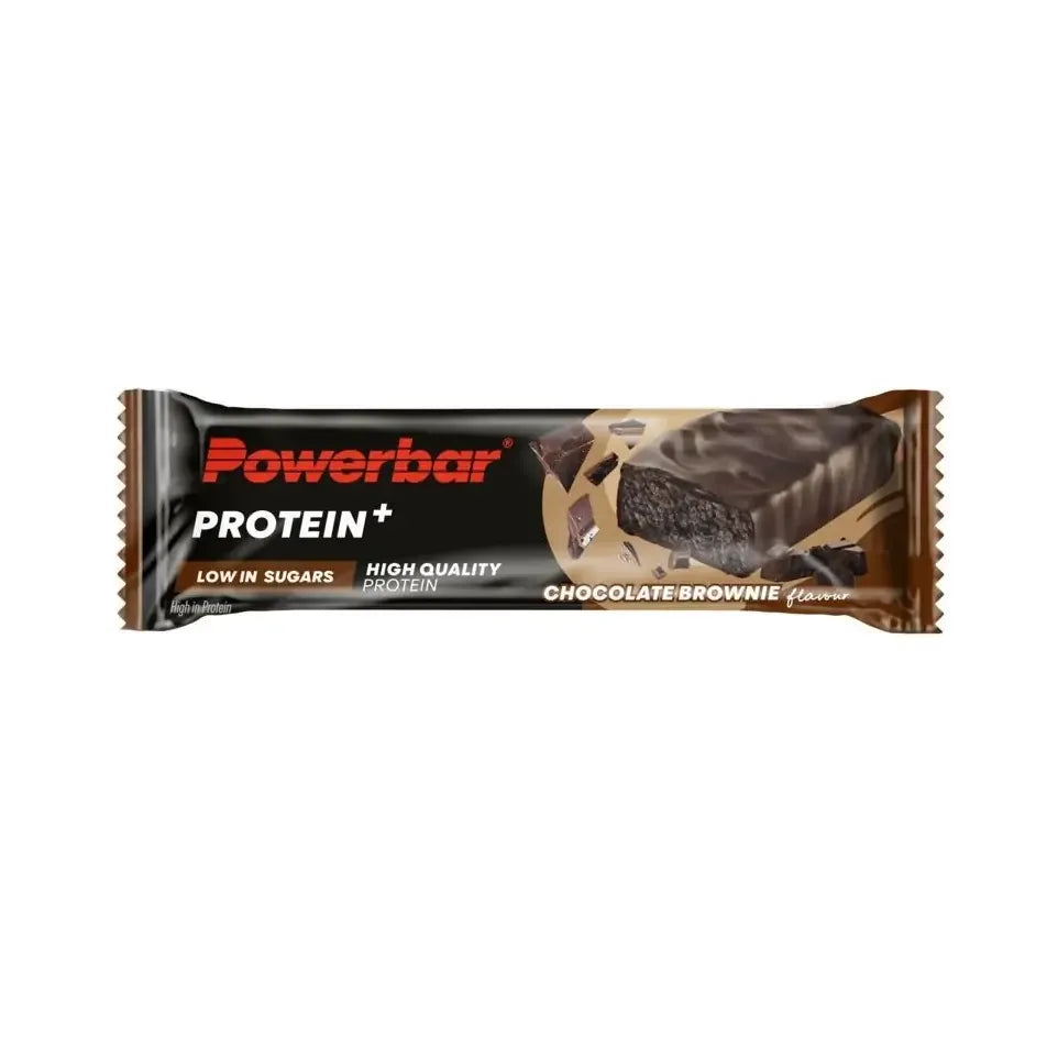Powerbar Protein+ bar low sugar chocolate brownie 35 gram