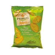 Primeal Aperitive mini maiscrackers olijf rozemarijn 50 gram