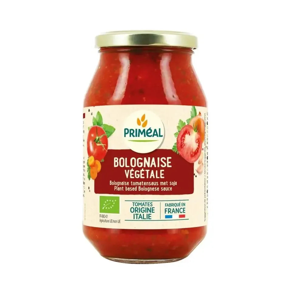 Primeal Bolognese tomatensaus vegetarisch 510 gram