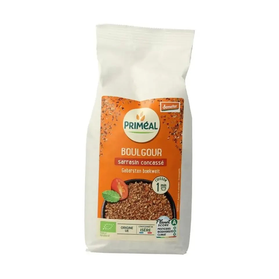 Primeal Bulgur geplette boekweit biologisch 400 gram