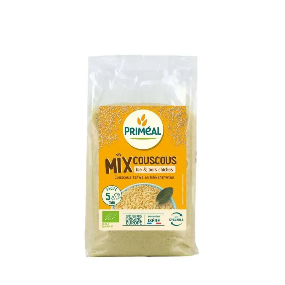 Primeal Couscous tarwe kikkererwten biologisch 400 gram