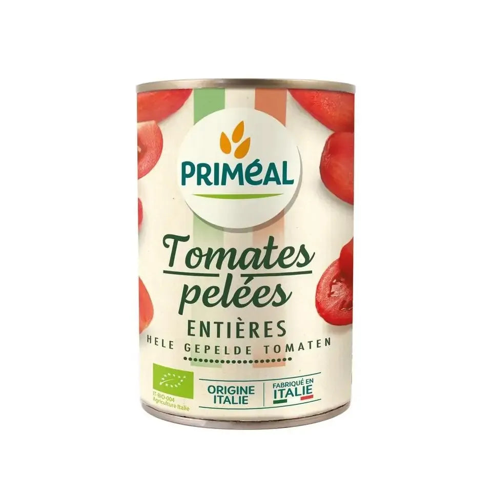 Primeal Gepelde tomaten zonder zout 400 gram