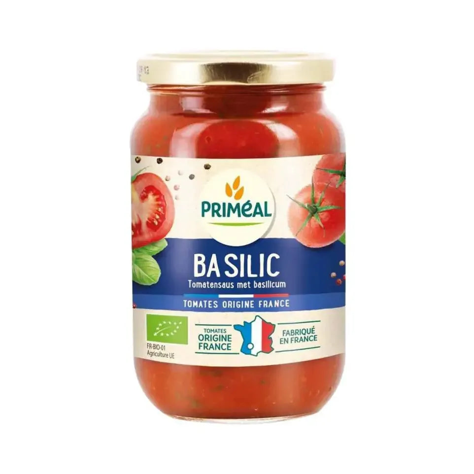 Primeal Tomatensaus bascilicum uit Frankrijk 350 gram
