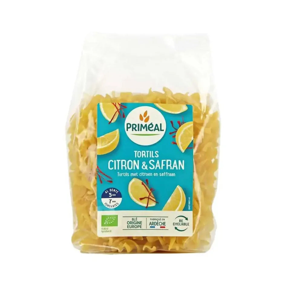 Primeal Fusilli tortils citroen safraan 250 gram