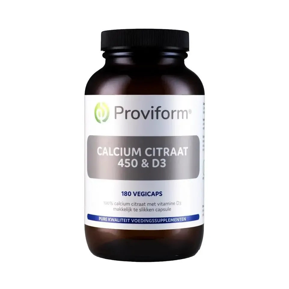Proviform Calcium citraat 450 & D3 180 vcaps