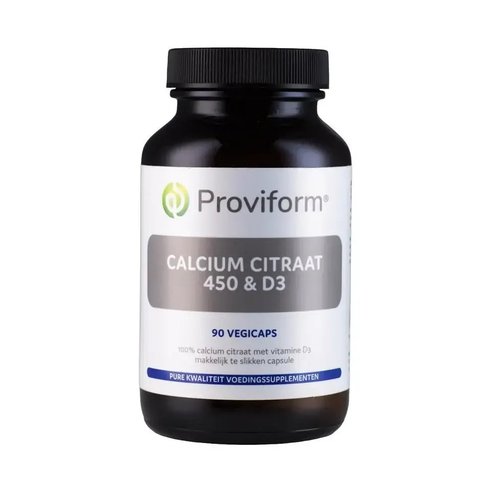 Proviform Calcium citraat 450 & D3 90 vcaps