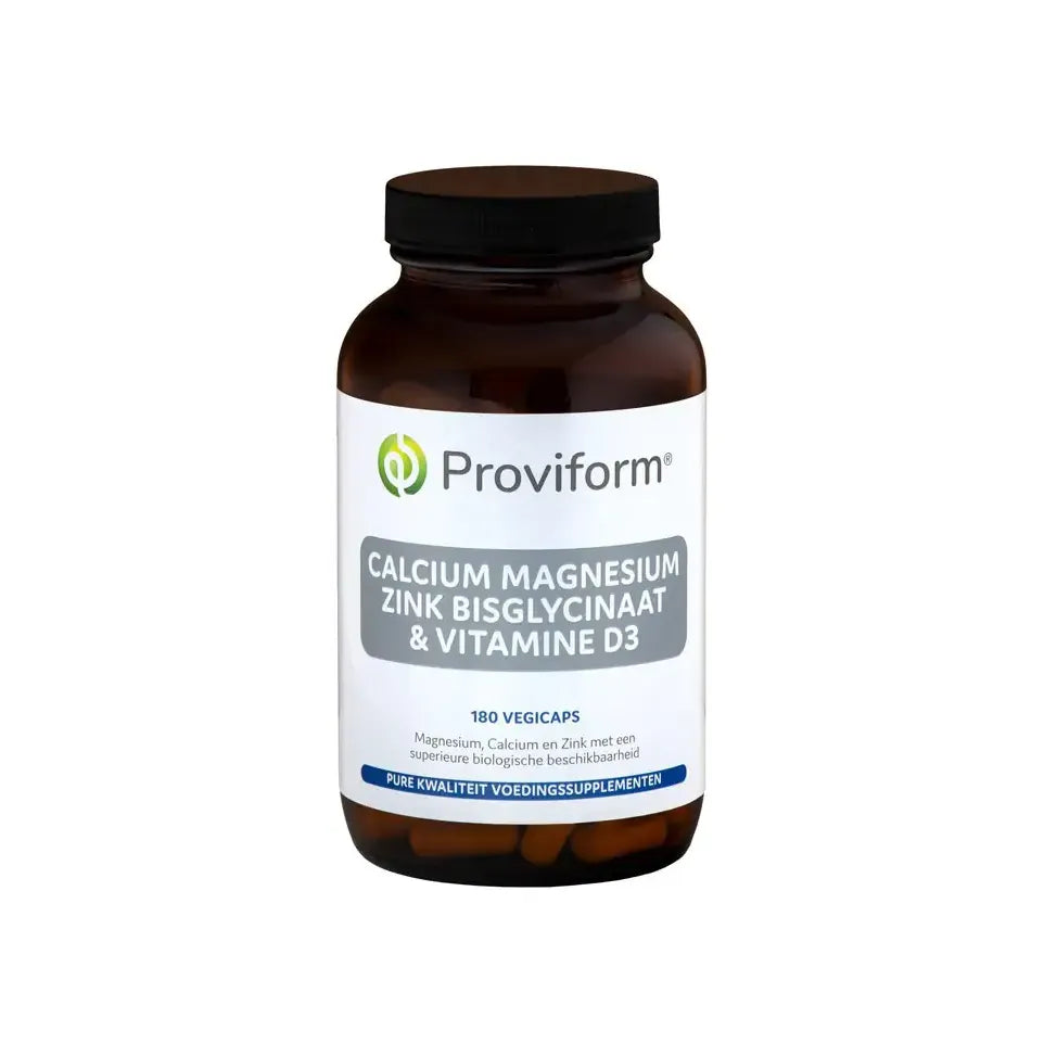 Proviform Calcium magnesium zink bisglycinaat & D3 180 vcaps