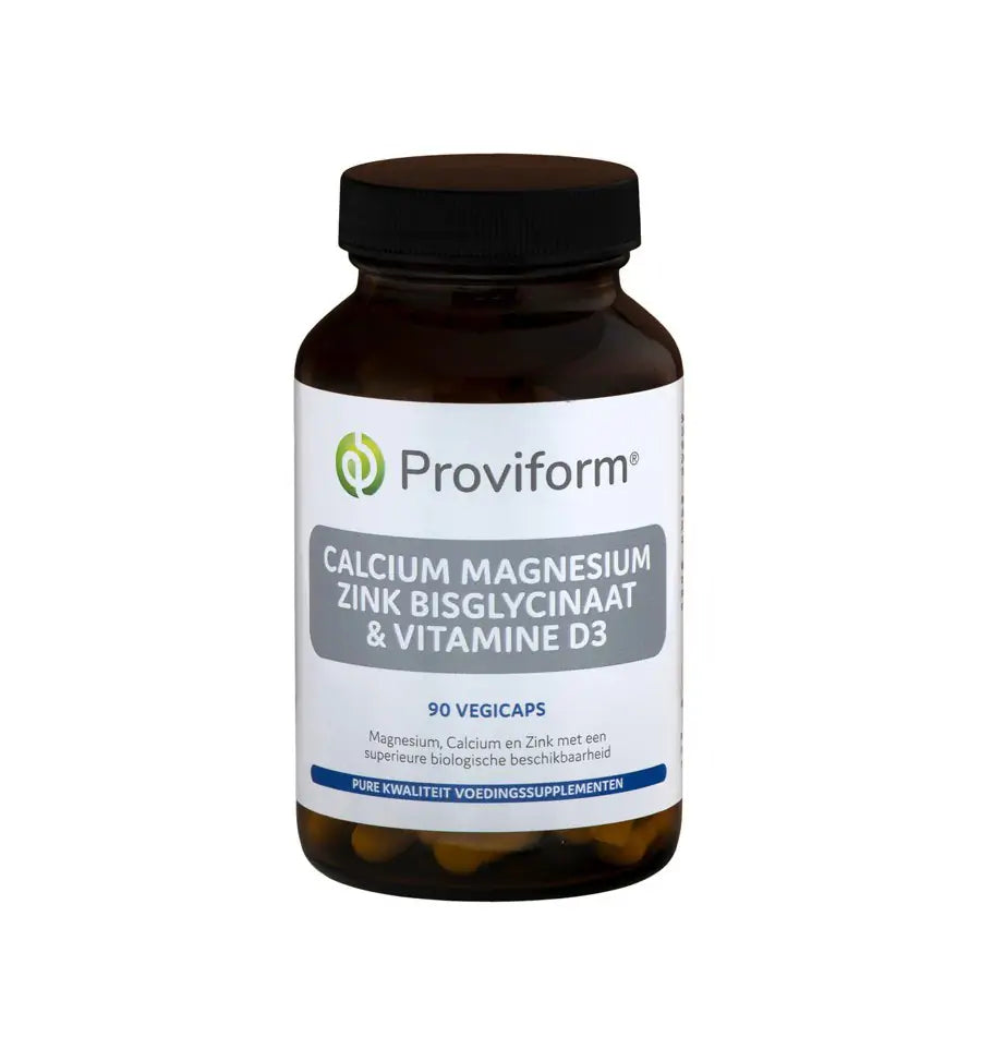 Proviform Calcium magnesium zink bisglycinaat & D3 90 vcaps