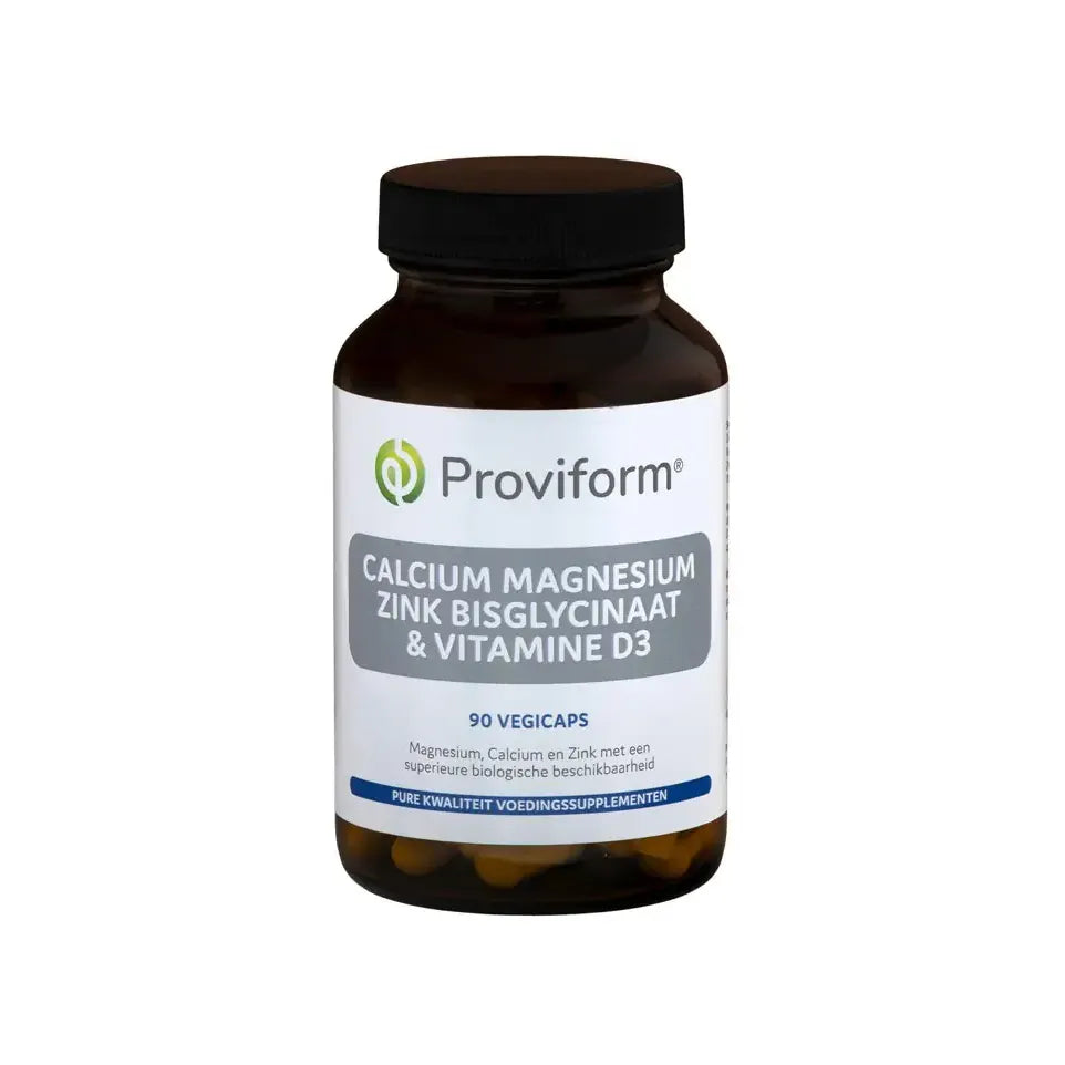 Proviform Calcium magnesium zink bisglycinaat & D3 90 vcaps