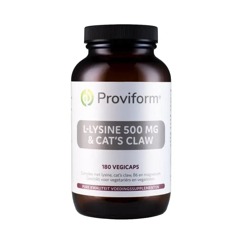 Proviform L-lysine 500 mg & cats claw 180 vcaps