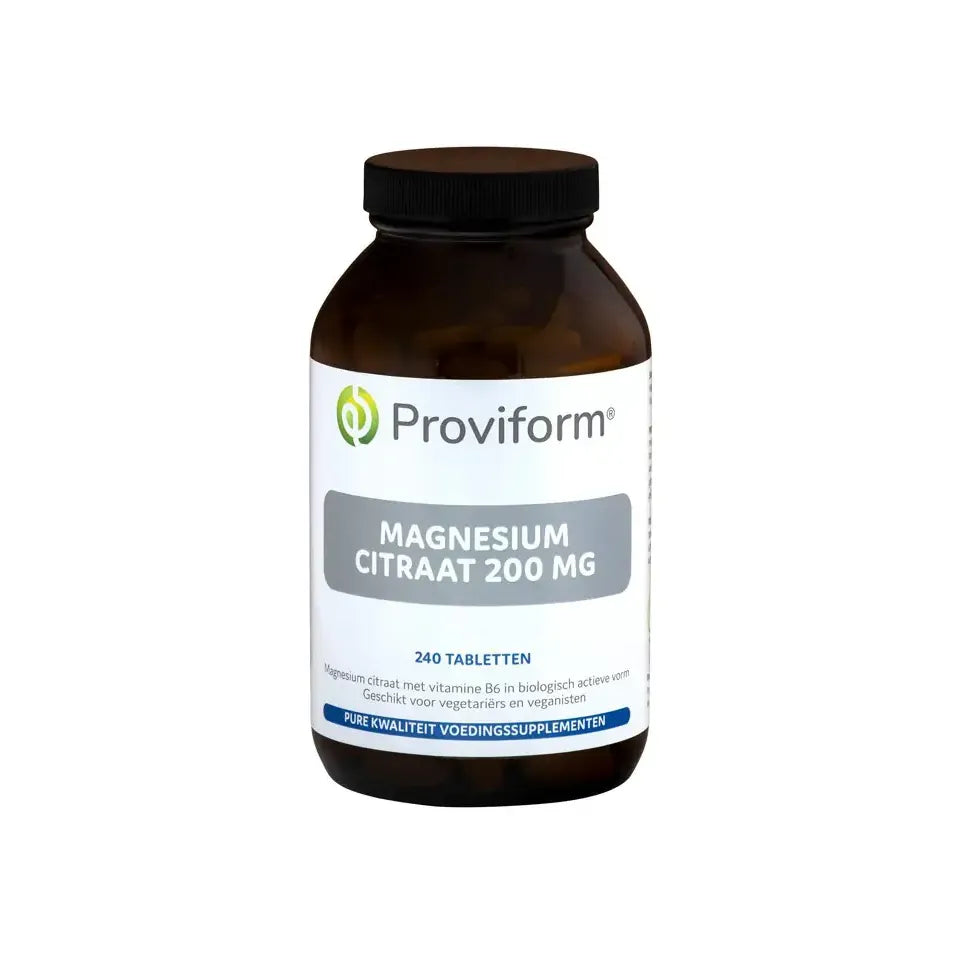 Proviform Magnesium citraat 200 mg & B6 240 tabletten