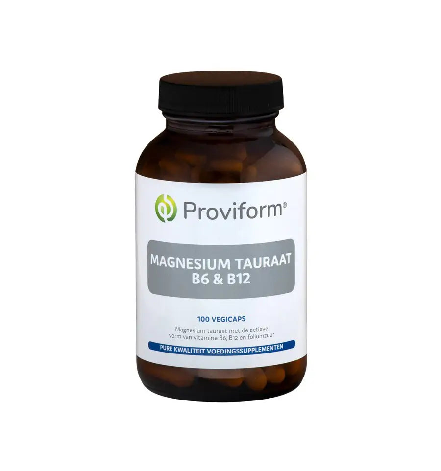 Proviform Magnesium tauraat B6 & B12 100 vcaps