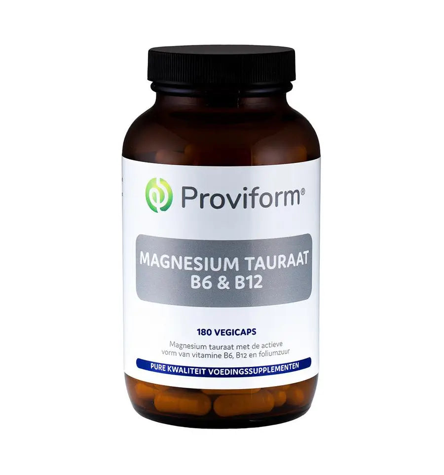 Proviform Magnesium tauraat B6 & B12 180 vcaps