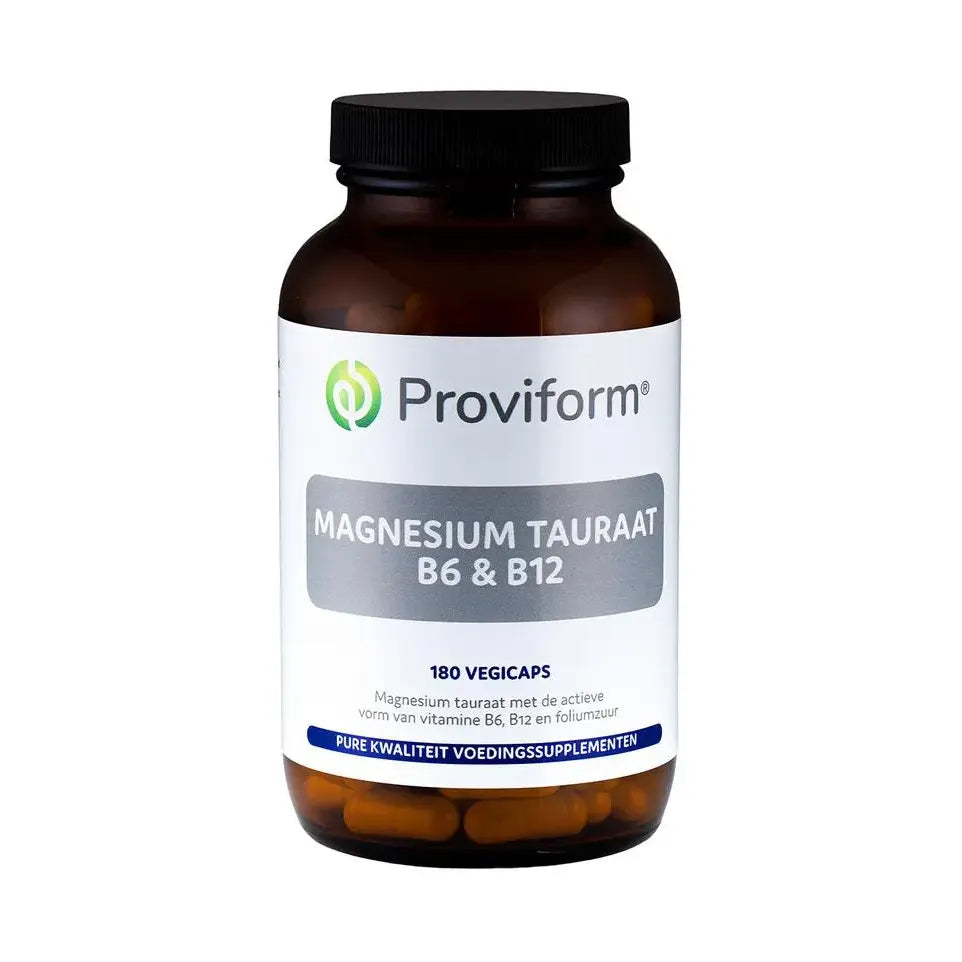 Proviform Magnesium tauraat B6 & B12 180 vcaps
