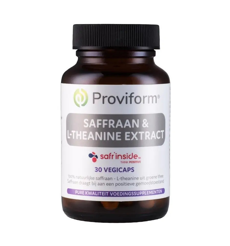 Proviform Saffraan 30 mg active & theanine 100 mg 30 vcaps
