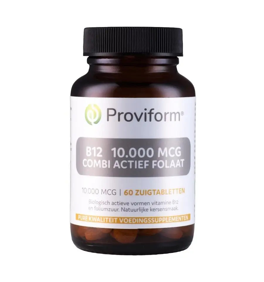 Proviform Vitamine B12 10.000 mcg combi actief folaat 60