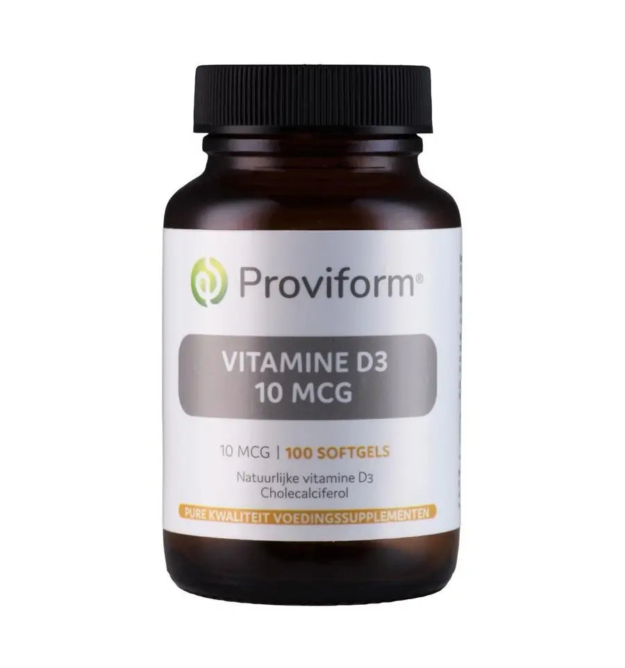 Proviform Vitamine D3 10 mcg 100 softgels