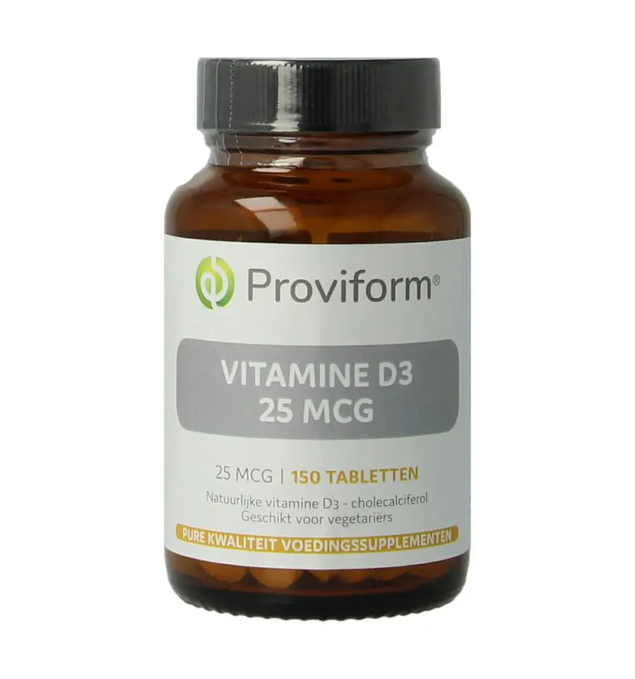 Proviform Vitamine D3 - 25 mcg (25 mcg) 150 tabletten (afbeelding 1)
