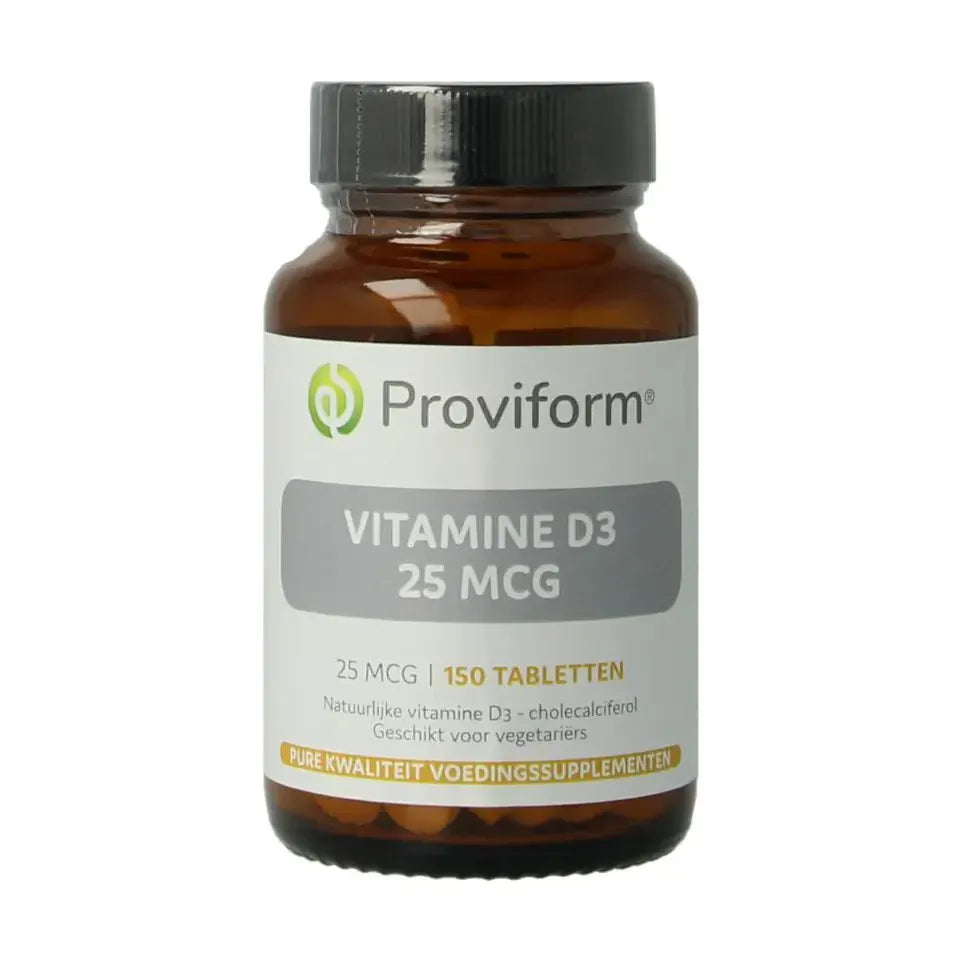 Proviform Vitamine D3 - 25 mcg (25 mcg) 150 tabletten (afbeelding 1)