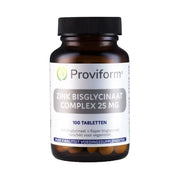 Proviform Zink bisglycinaat 25 mg complex 100 tabletten