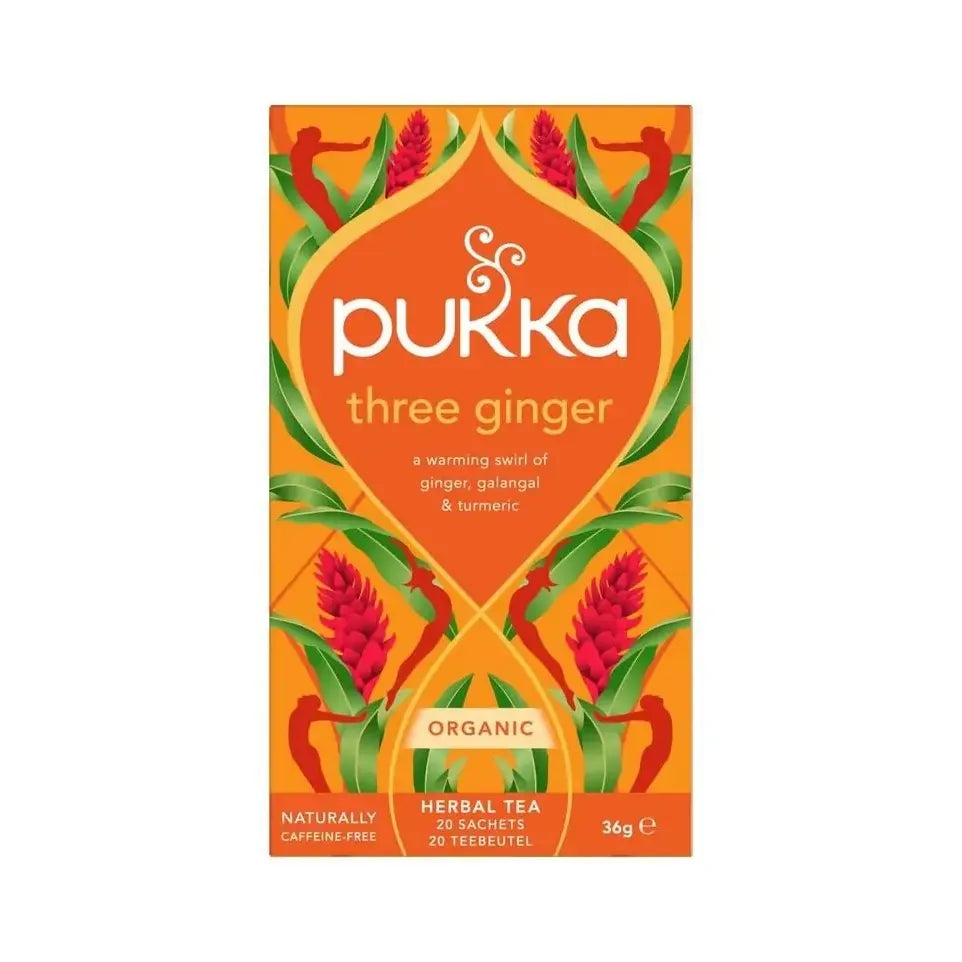 Pukka Three ginger 20 zakjes