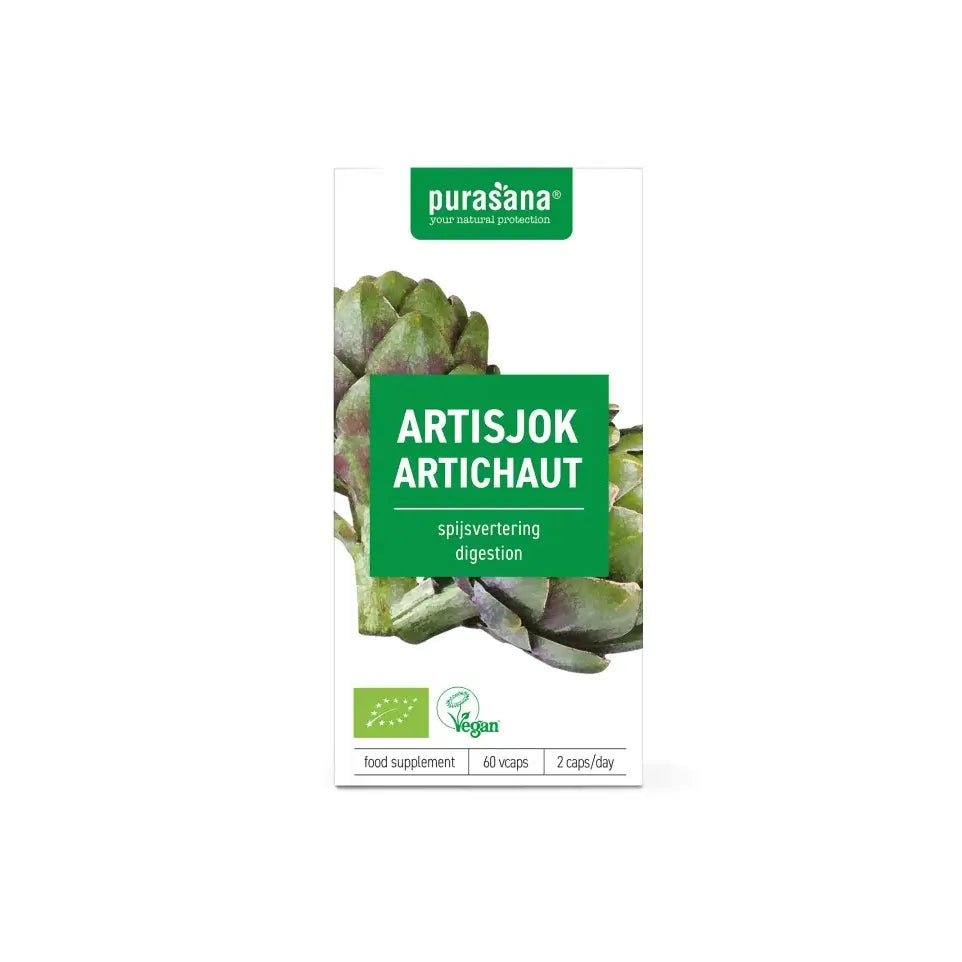 Purasana Artisjok extract bio 60 vcaps