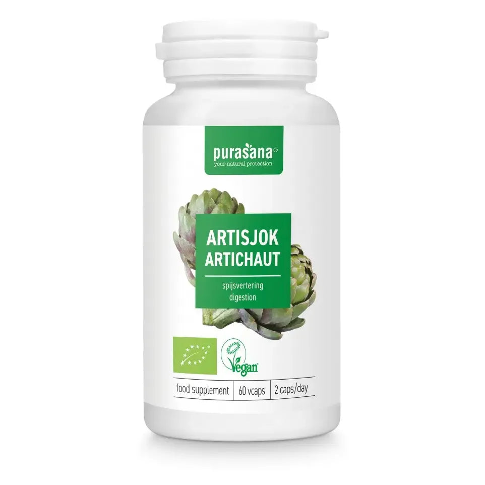 Purasana Artisjok extract bio 60 vcaps
