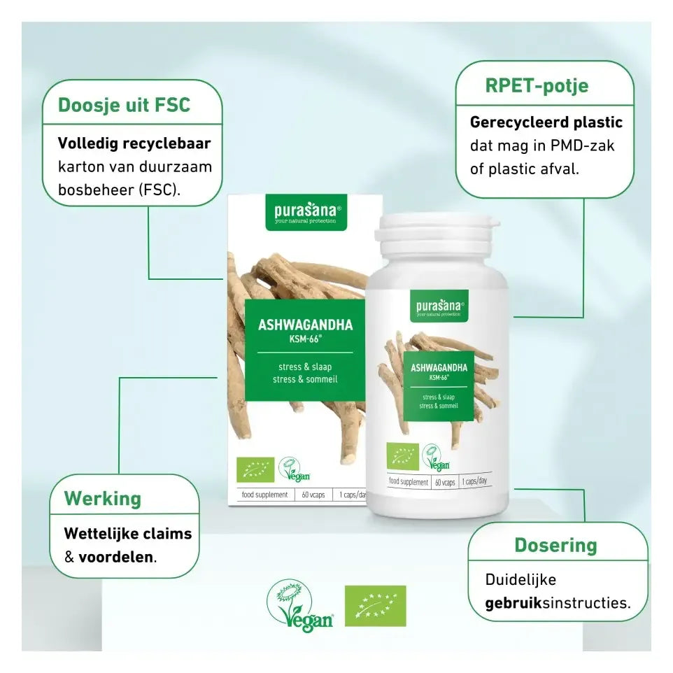 Purasana ashwagandha 60 vcaps