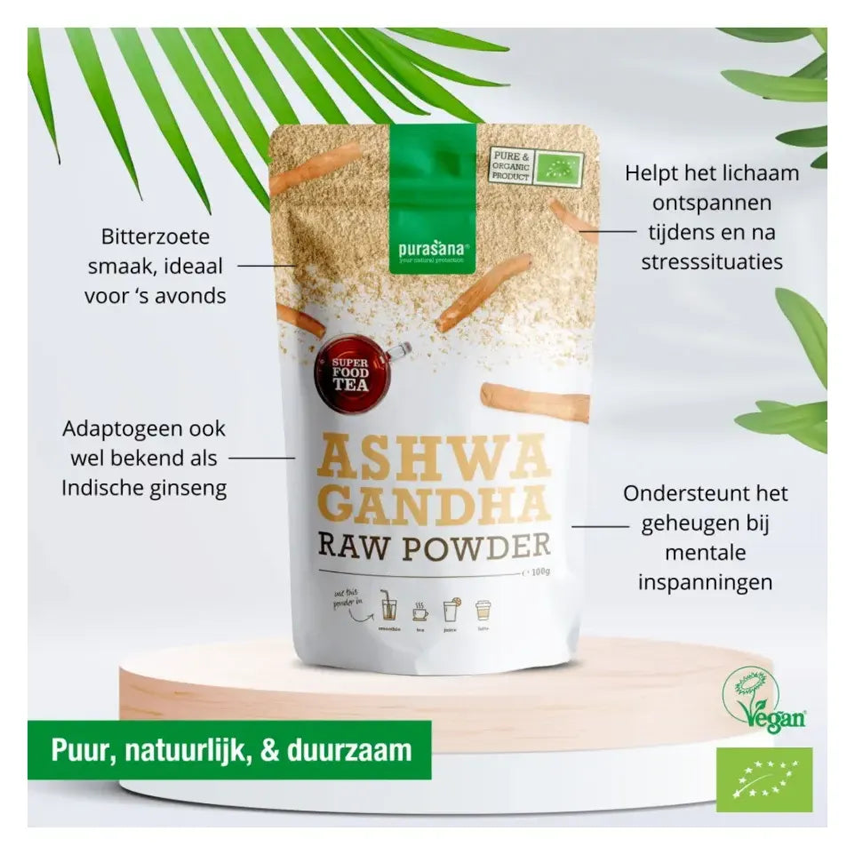 Purasana Ashwagandha thee poeder 100 gram