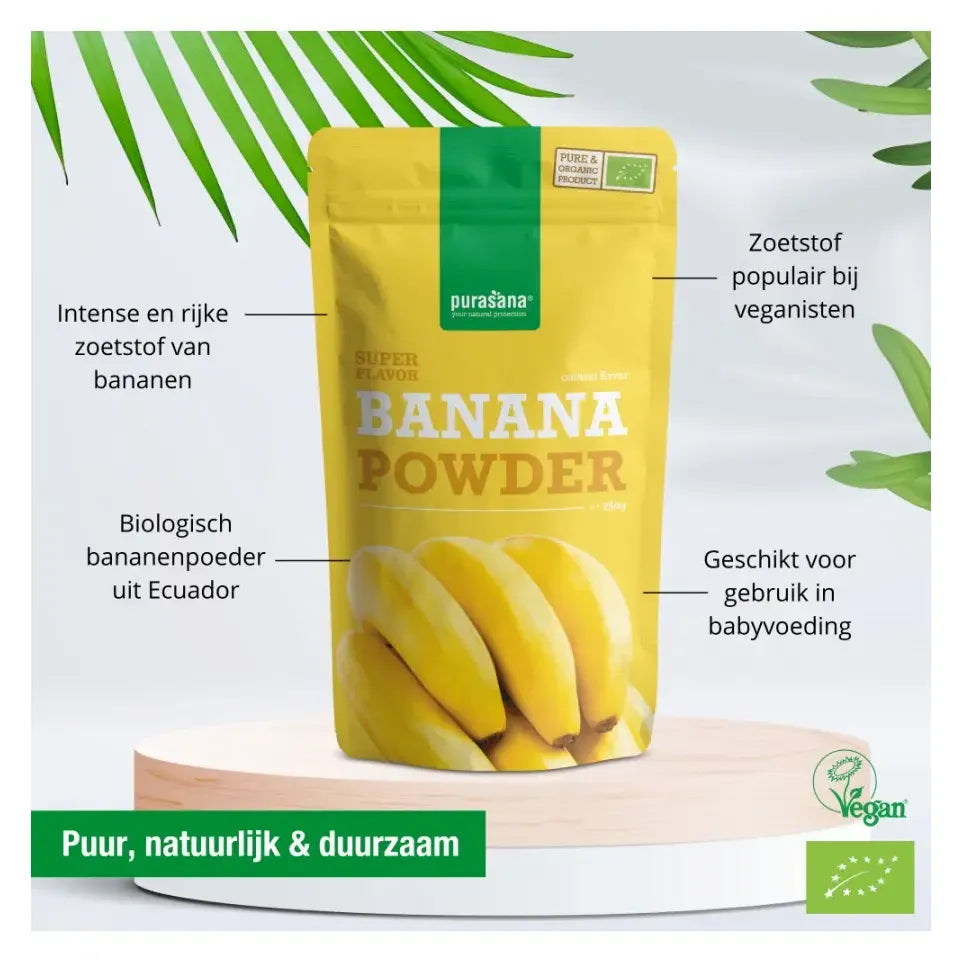 Purasana Bananen poeder 250 gram