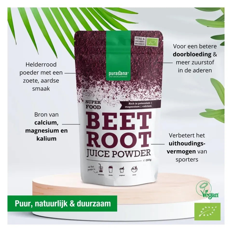 Purasana Rode bieten poeder 200 gram