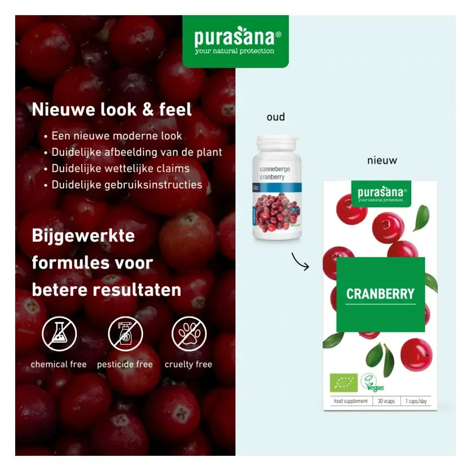 Purasana Cranberry 30 vcaps