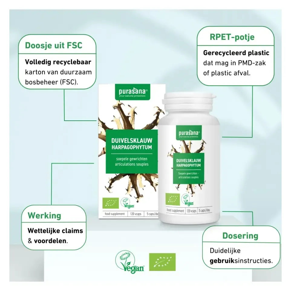 Purasana Duivelsklauw 120 vcaps