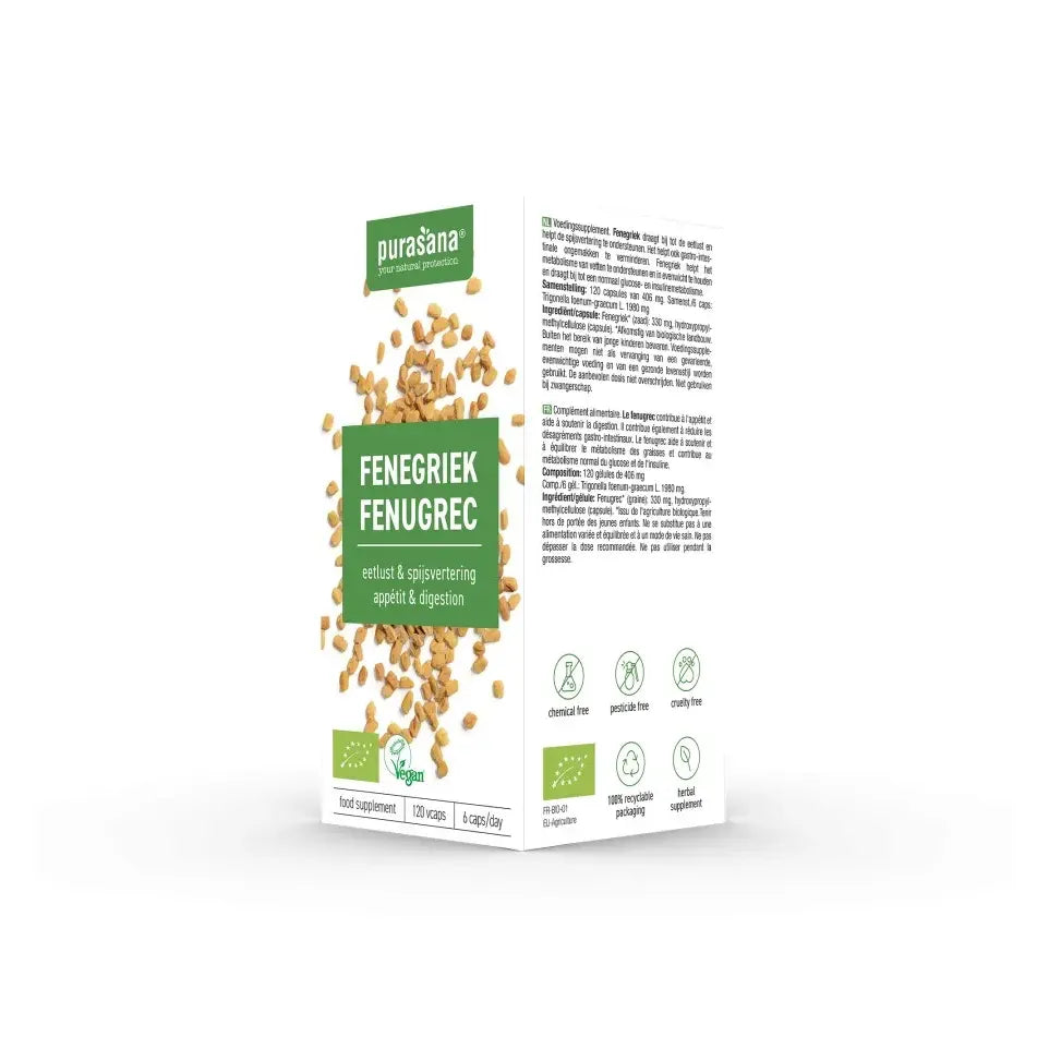 Purasana Fenegriek 120 vcaps