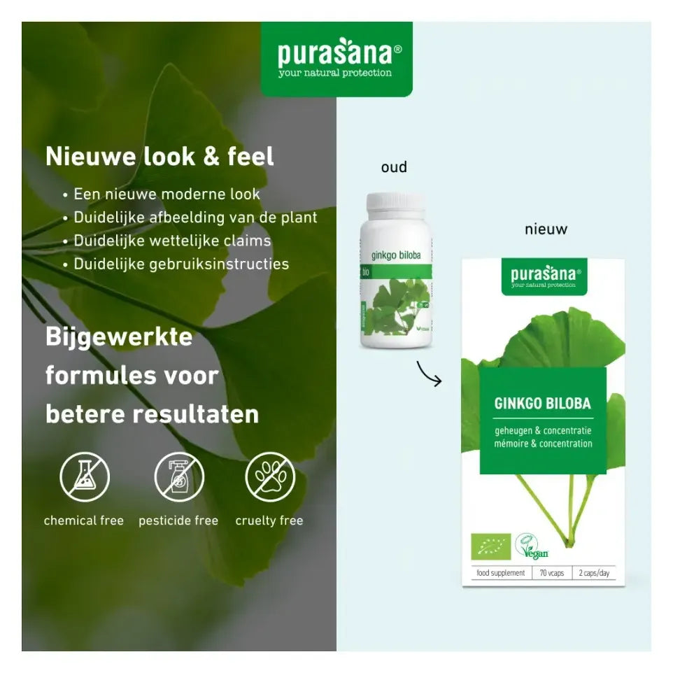 Purasana Ginkgo Biloba 70 vcaps