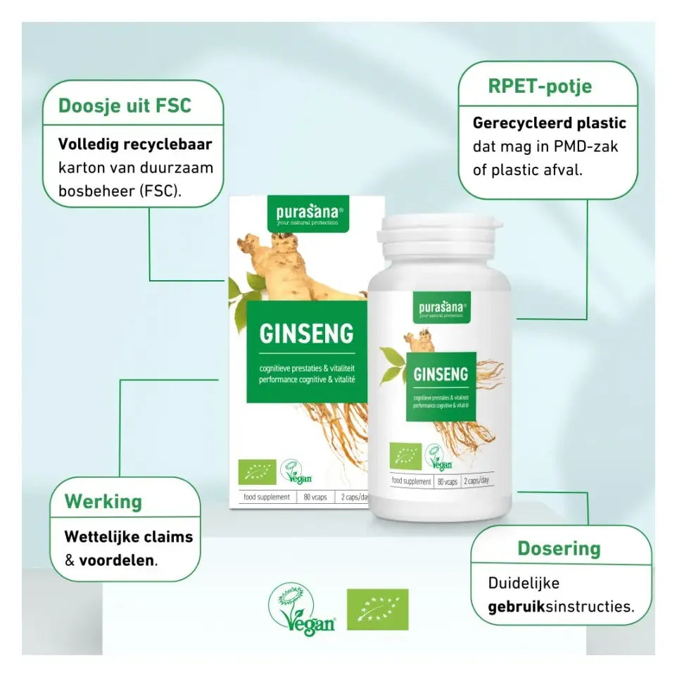 Purasana Ginseng 80 vcaps