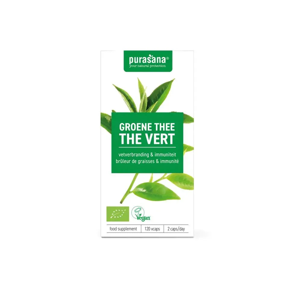 Purasana Bio groene thee 120 vcaps