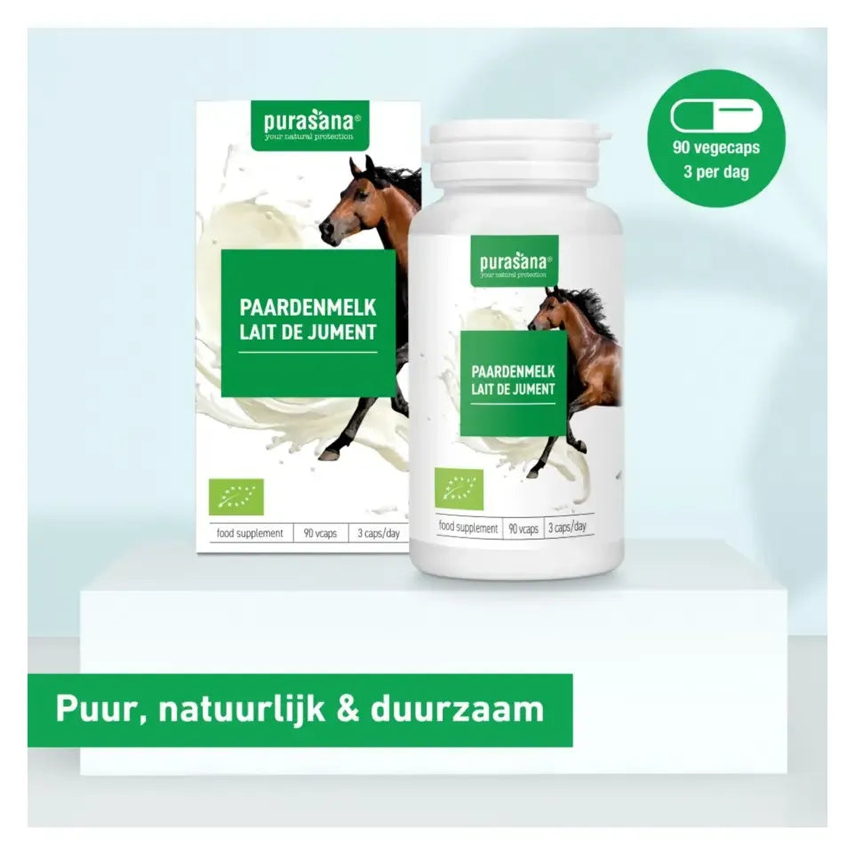 Purasana Paardenmelk 90 vcaps