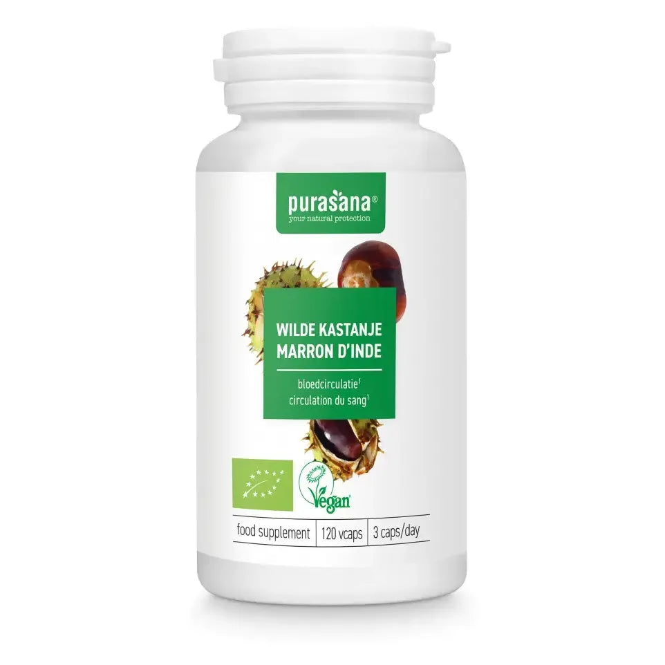 Purasana Wilde kastanje 120 vcaps