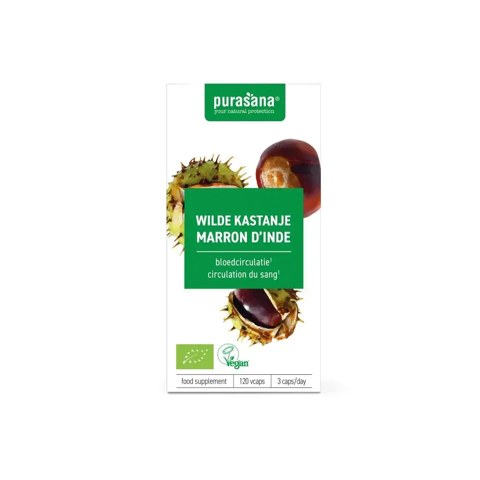 Purasana Wilde kastanje 120 vcaps