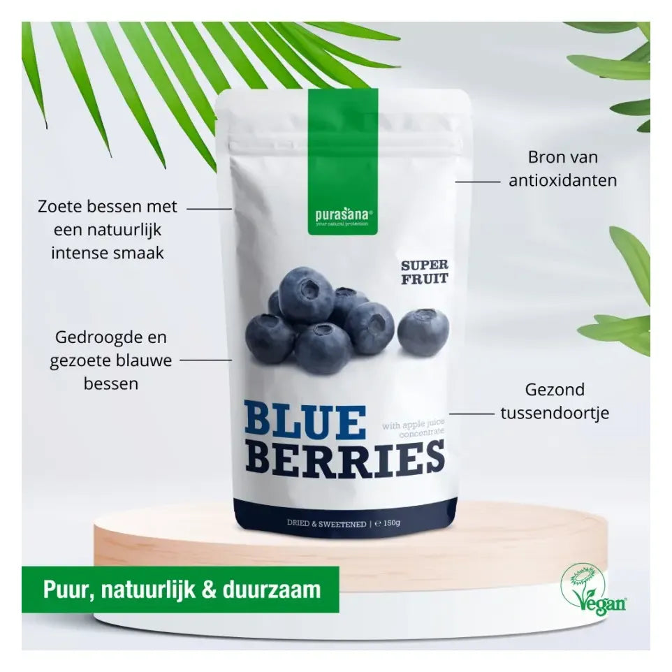 Purasana Blauwe bessen 150 gram