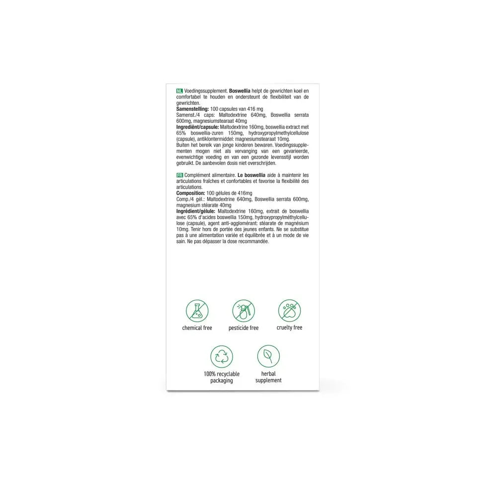 Purasana Boswellia 150 mg 100 vcaps