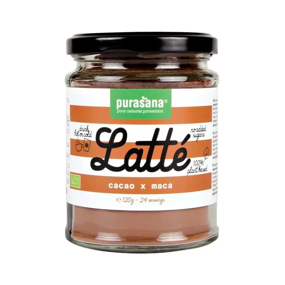 Purasana Cacao maca latte 120 gram