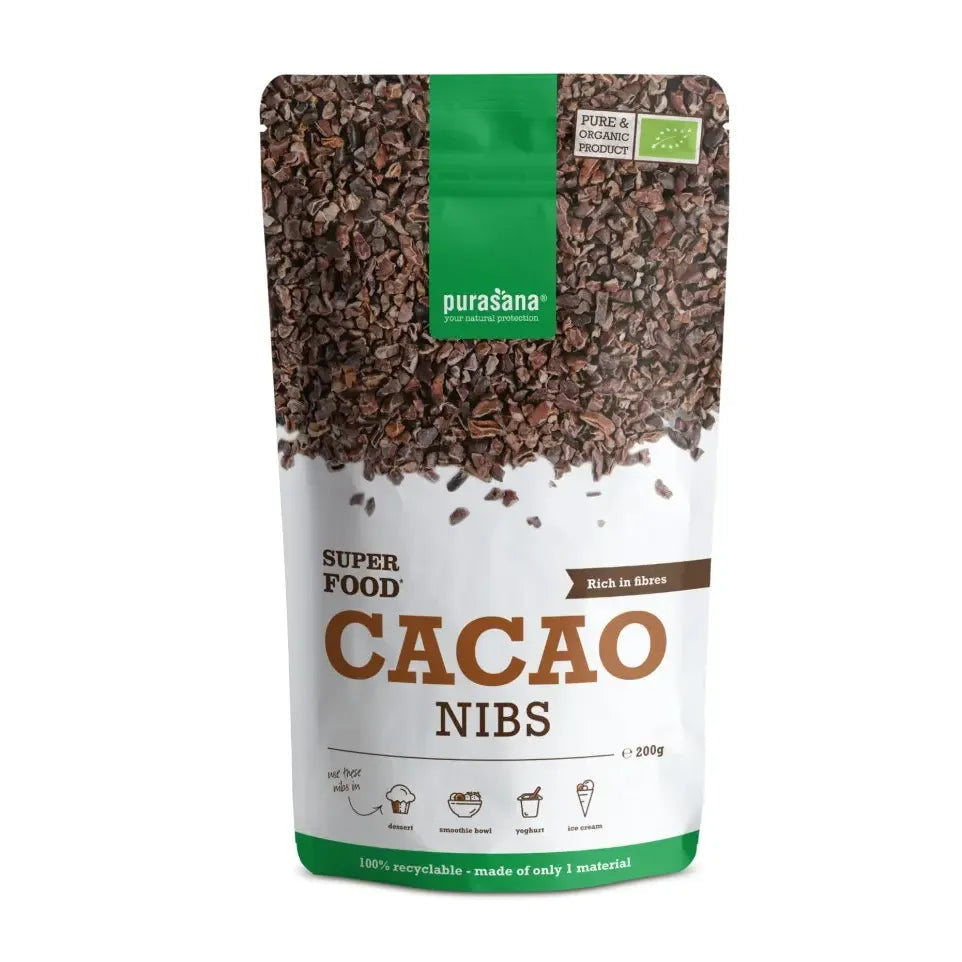 Purasana Cacao nibs 200 gram