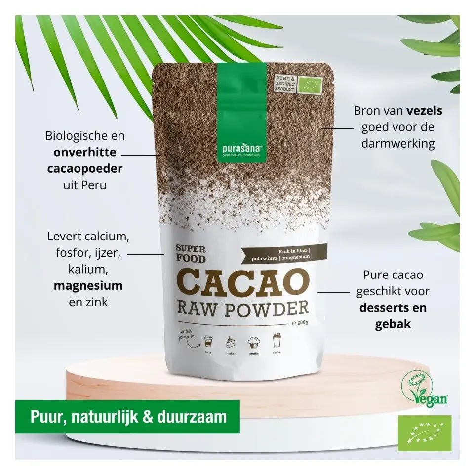 Purasana Cacao poeder 200 gram