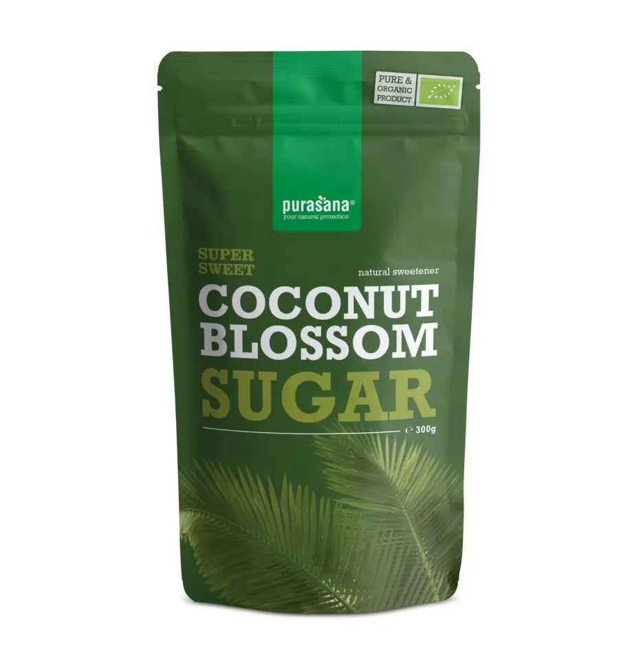 Purasana Kokosbloesemsuiker 300 gram (afbeelding 1)