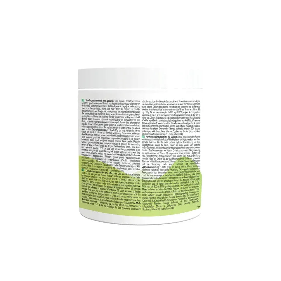 Purasana Collageen matcha feel beautiful 240 gram